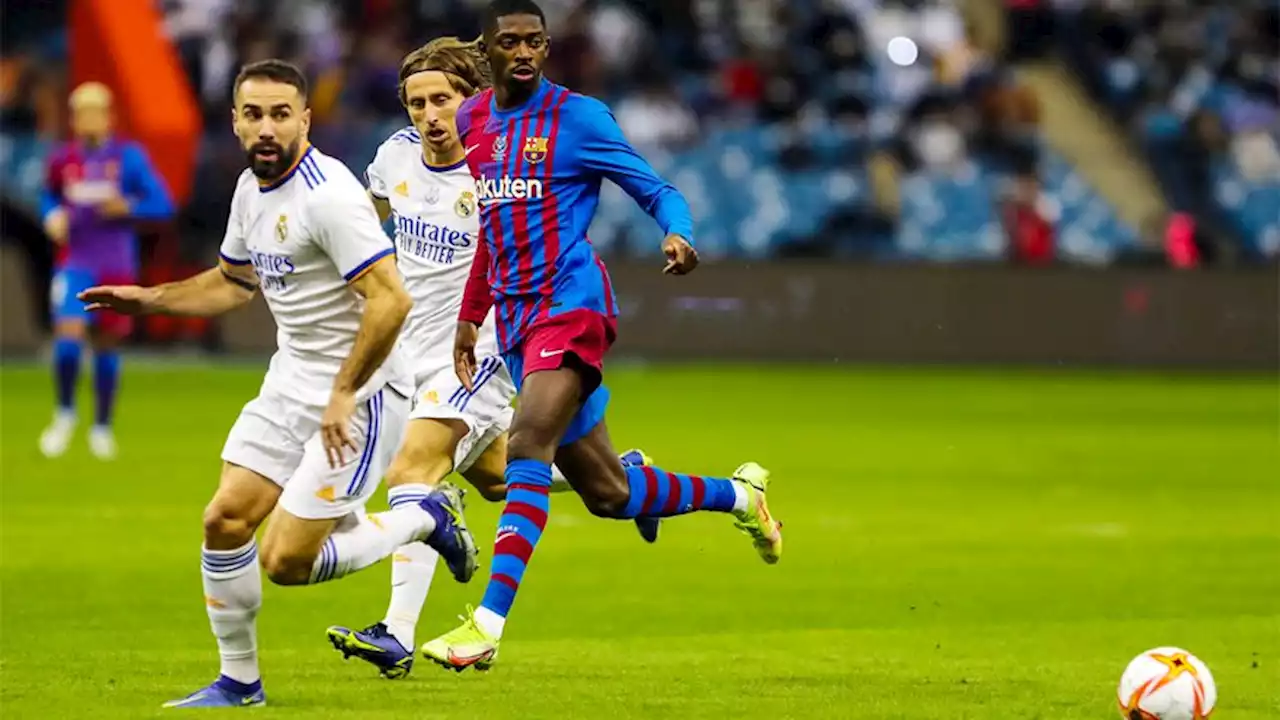 El 1x1 del Barça - Real Madrid de la Supercopa al descanso