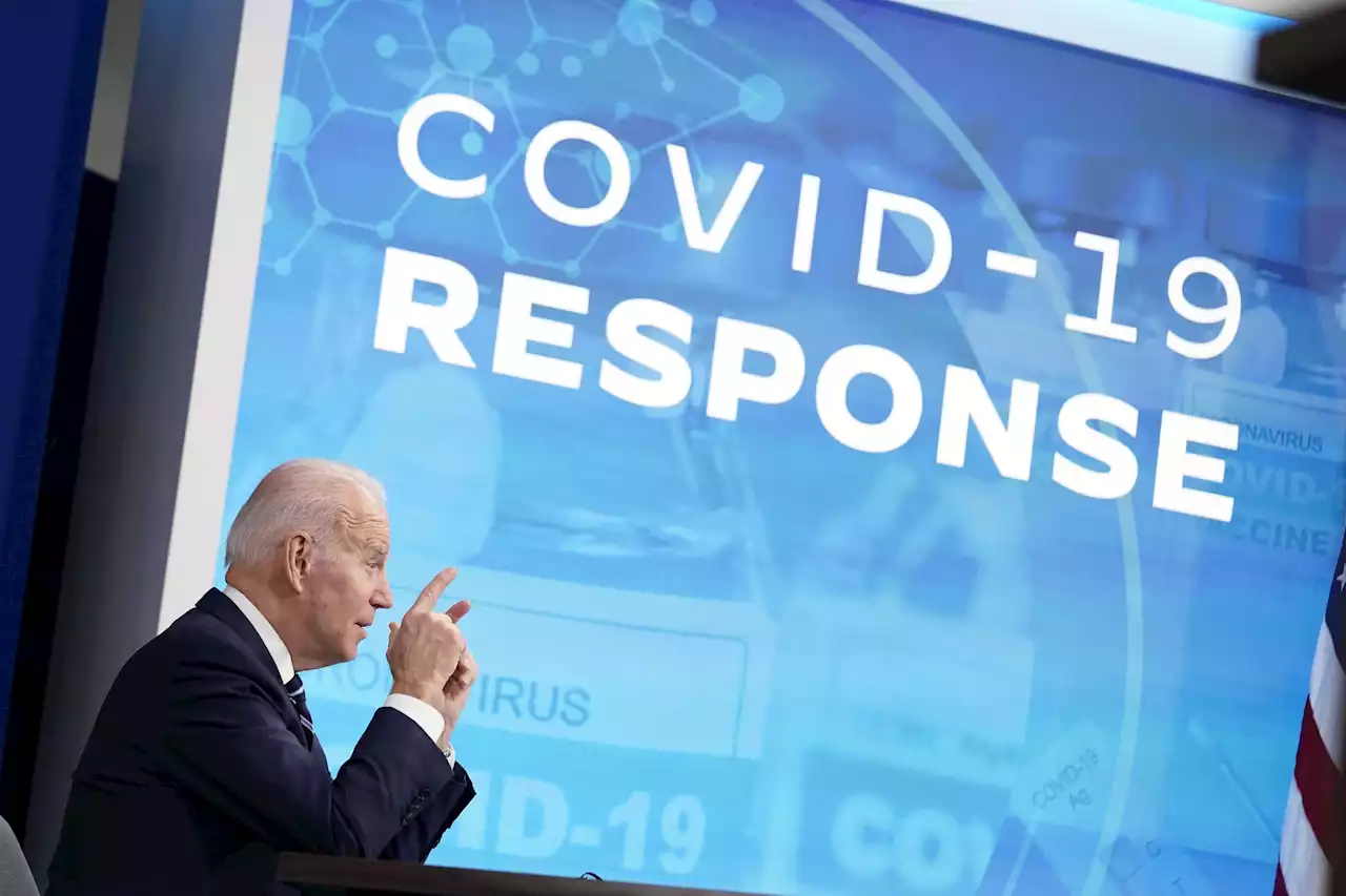 Biden to double free COVID tests, add N95s, to fight omicron | AP News