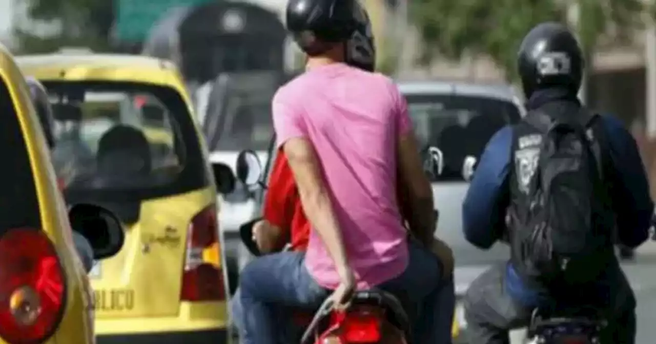 Proponen prohibir el parrillero en motocicleta en Bucaramanga ante ola de inseguridad