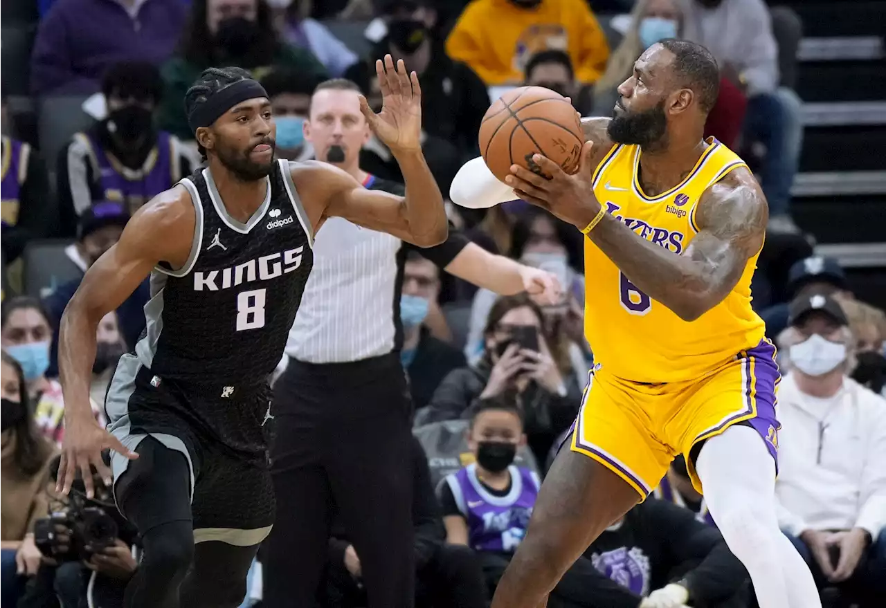 James Scores 34 But Lakers Stumble, Fall To Kings 125-116