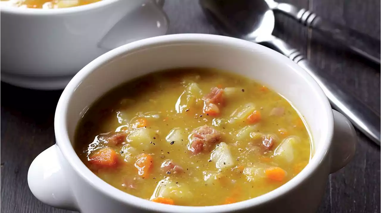 Creamiest Split Pea Soup With Smoky Ham Recipe — Eat This Not That