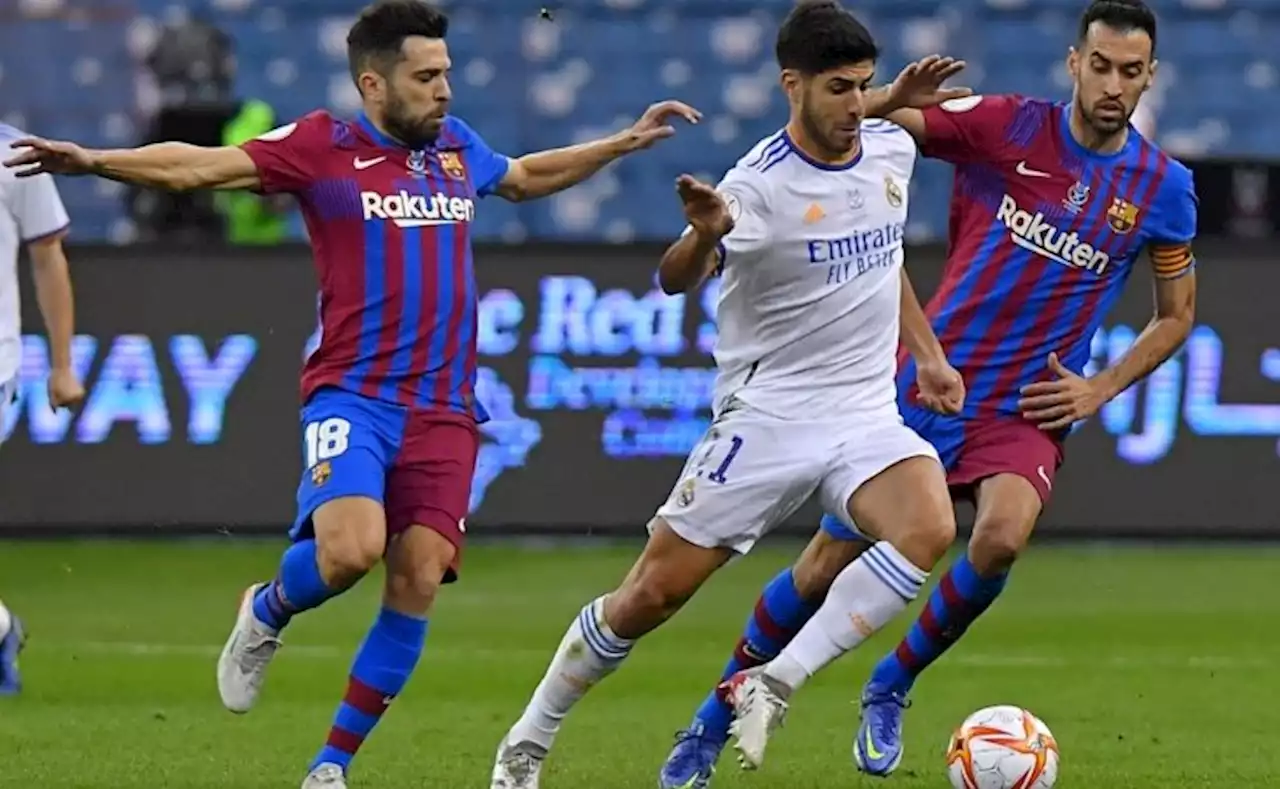 Real Madrid vence 3-2 a Barcelona en Supercopa de España