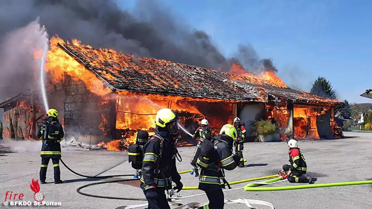 Nö: Über 9.000 Feuerwehreinsätze im Bezirk St. Pölten → BFKDT Georg Schröder zieht Bilanz über 2021