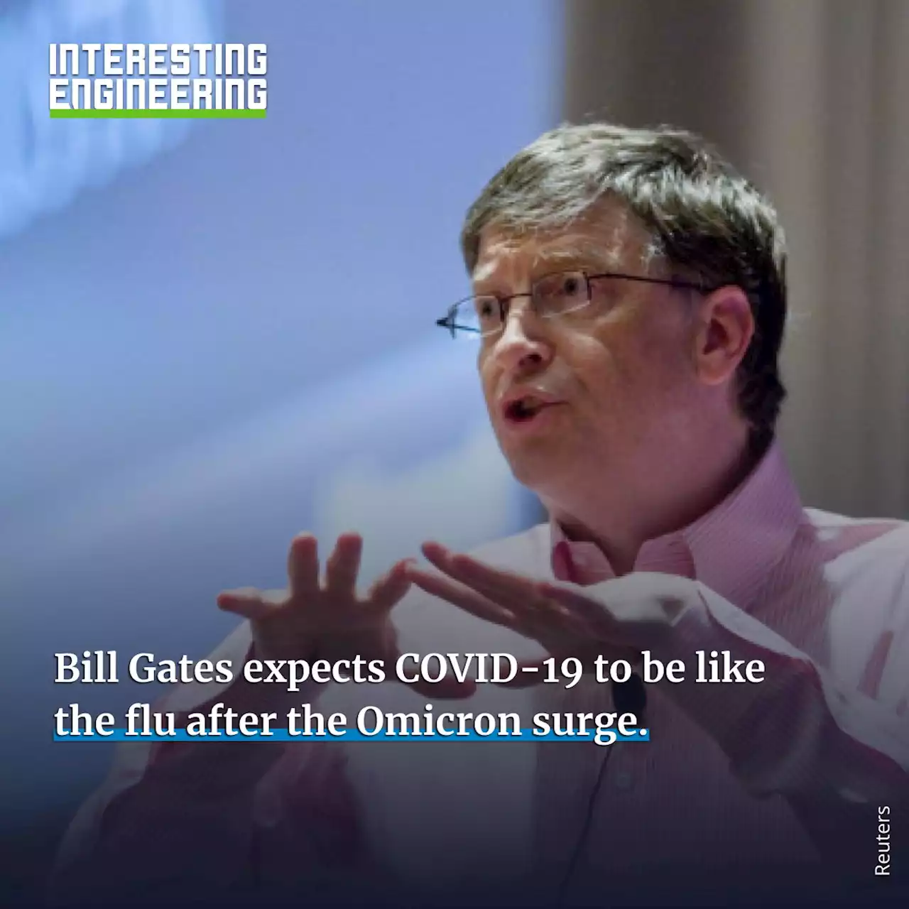 Bill Gates Expects COVID-19 To Be Like the Flu After the Omicron Surge