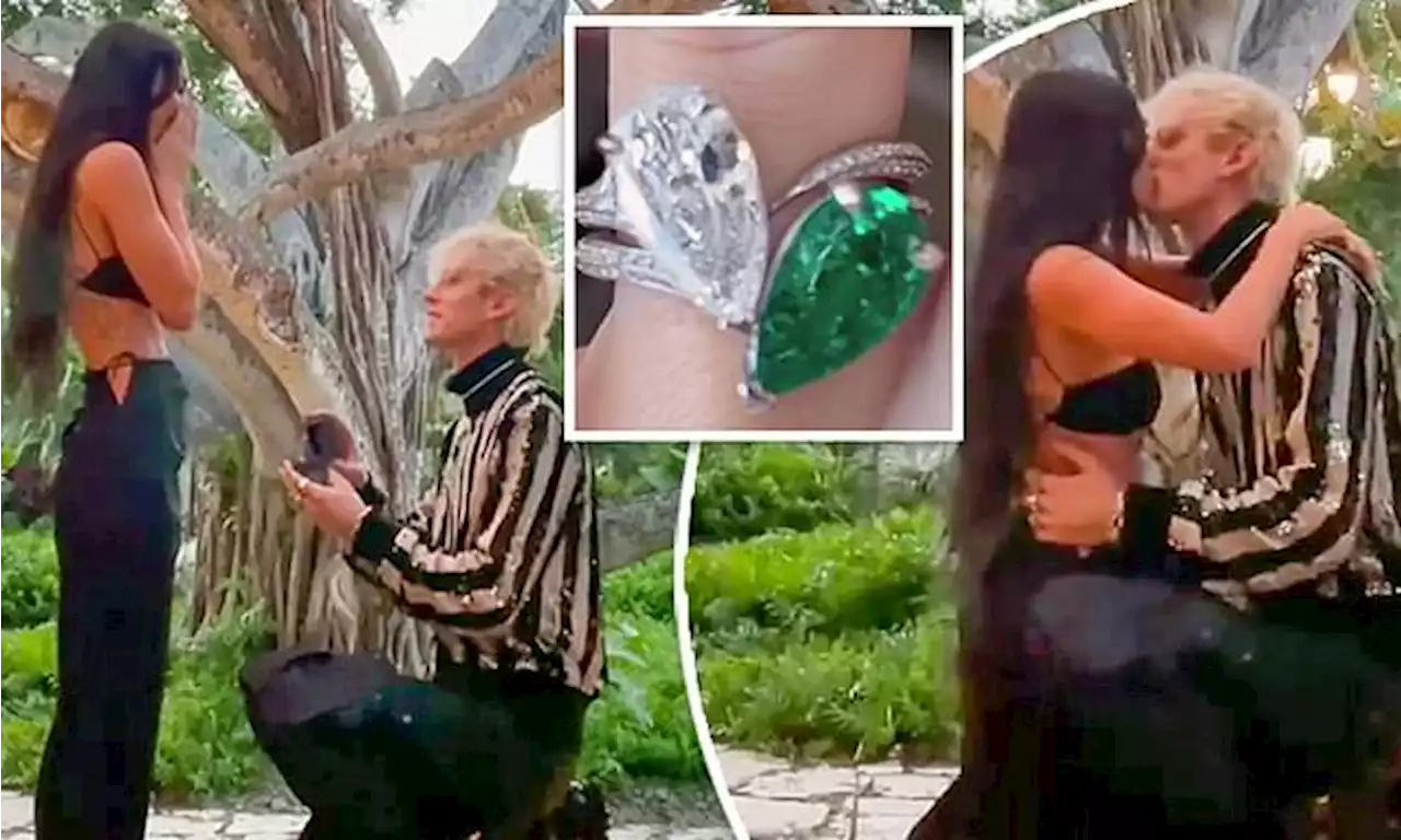 Megan Fox and Machine Gun Kelly are ENGAGED