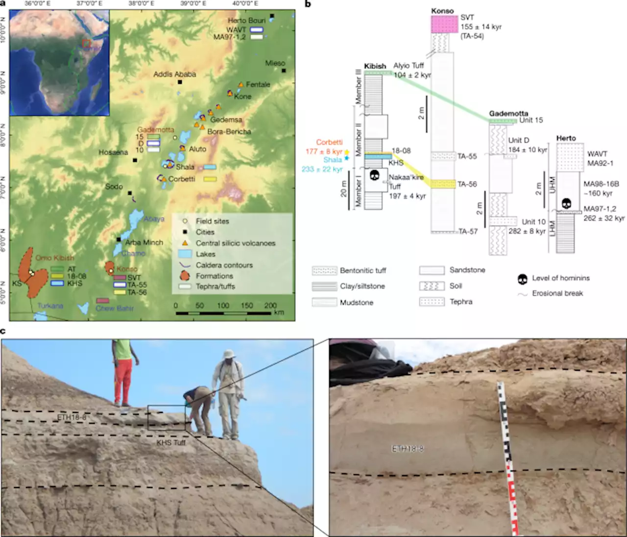 Age of the oldest known Homo sapiens from eastern Africa - Nature