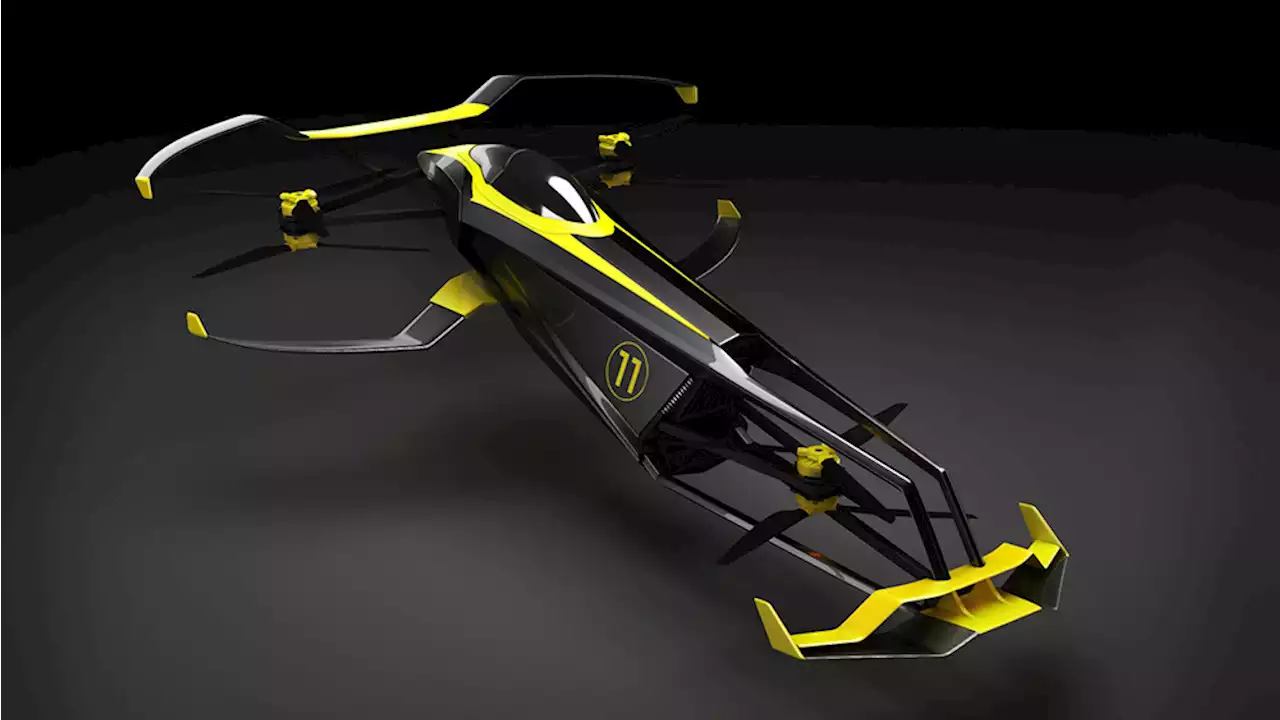 Meet Carcopter, the Hydrogen-Powered Formula 1 Race Car That Literally Flies at 153 MPH