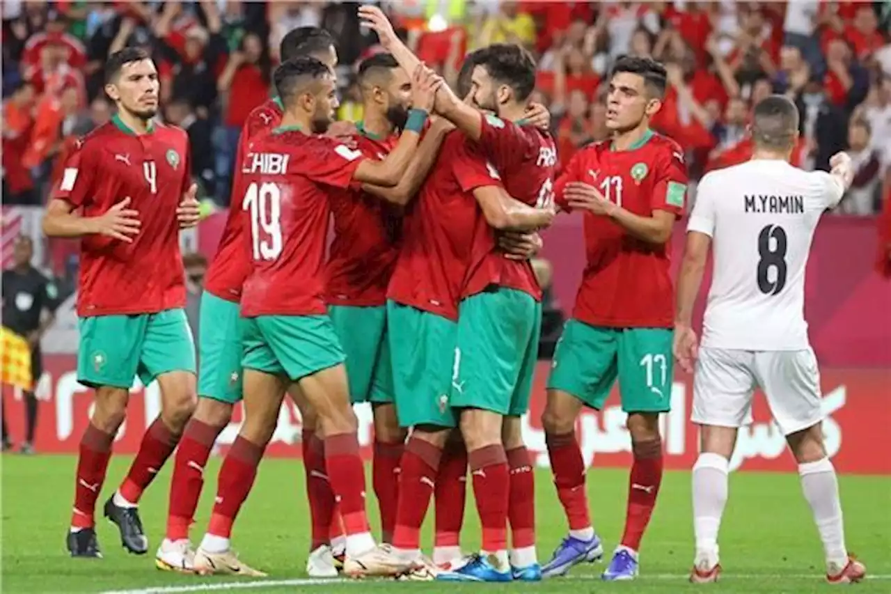 المغرب يتقدم بهدف أمام جزر القمر في الشوط الأول .. فيديو
