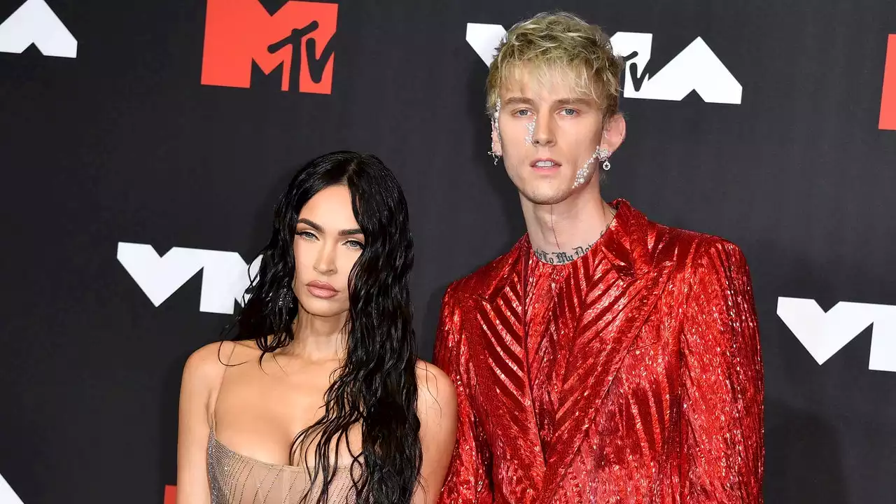 Megan Fox and Machine Gun Kelly Got Engaged in Matching Manicures