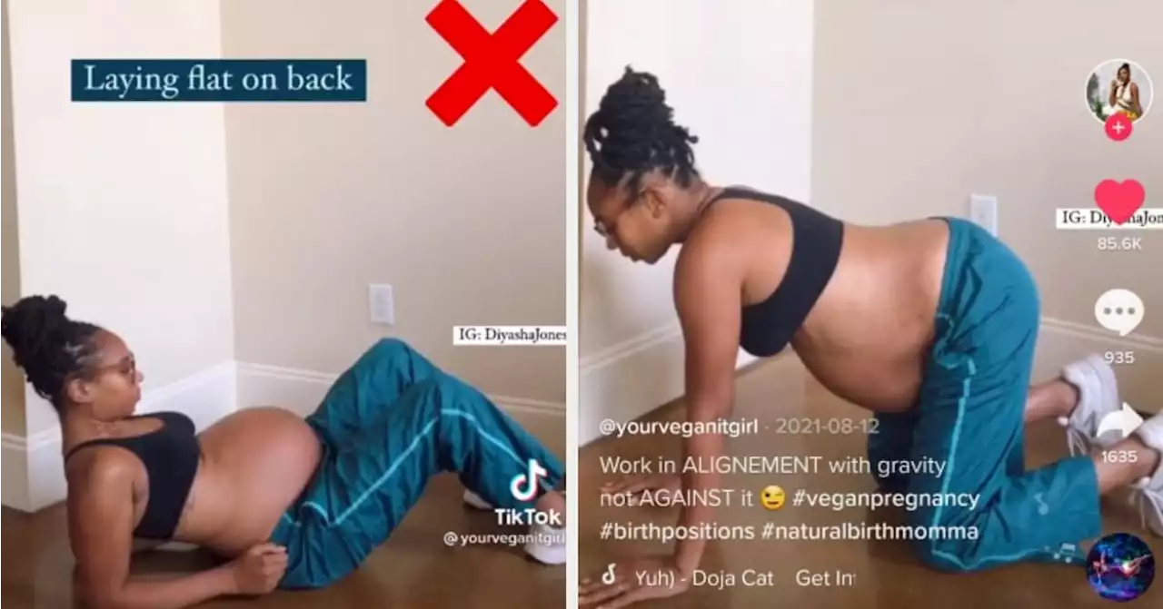 This Woman Went Viral For Showing Different Childbirth Positions, And I've Never Questioned Lying On Your Back