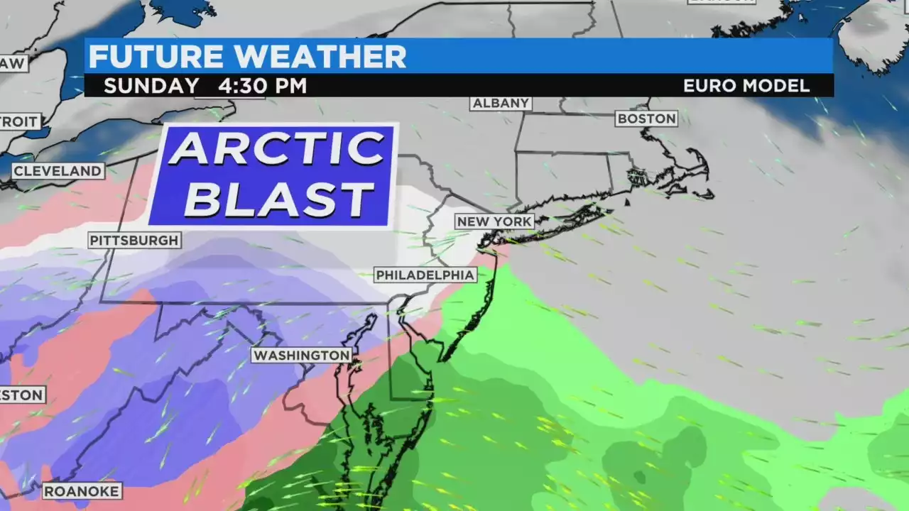 Philadelphia Weather: Plummeting Temperatures Expected As Arctic Cold Front Pushes In