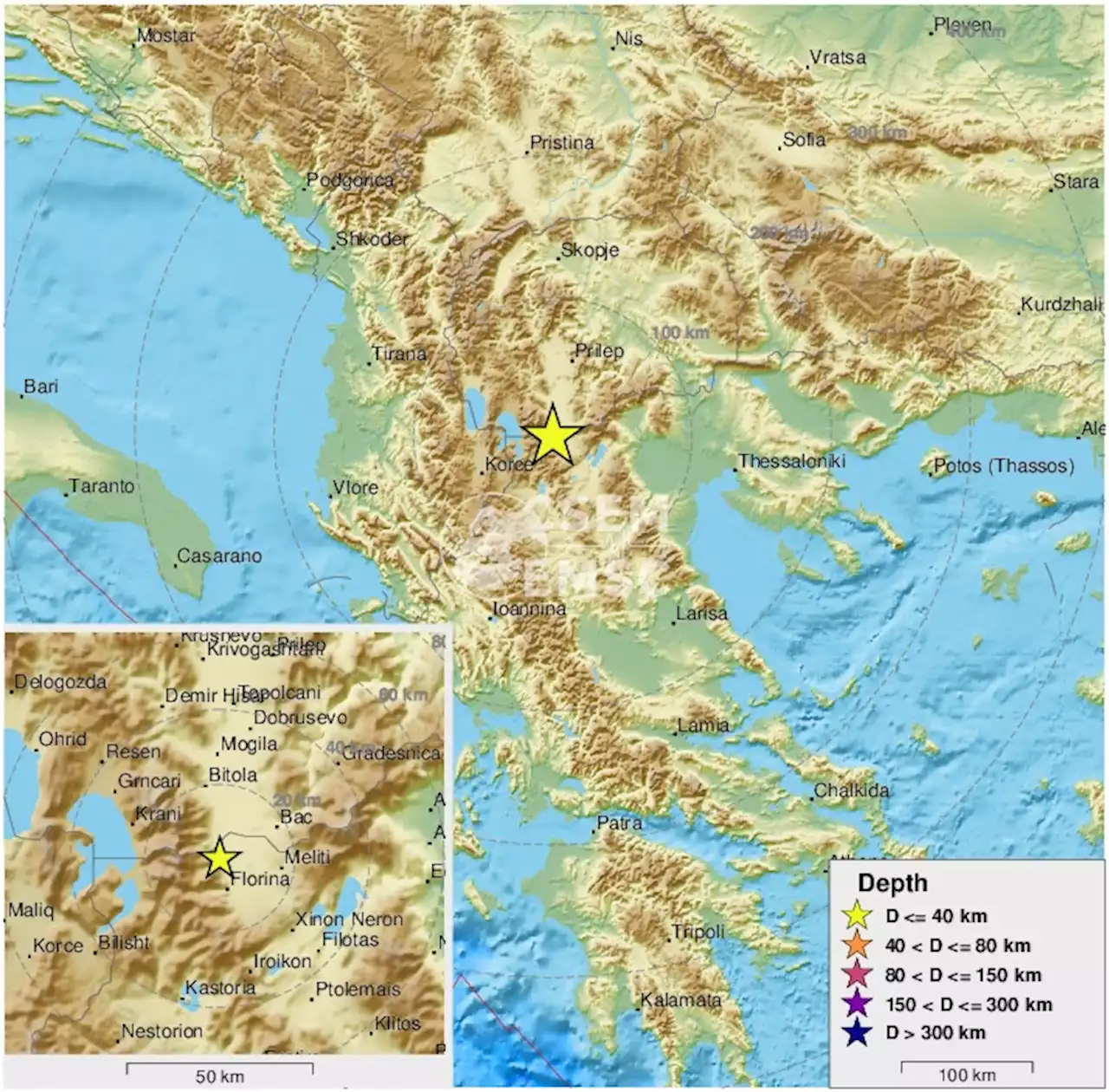 Earthquake, Magnitude 2.9 - GREECE - 2022 January 14, 09:46:52 UTC