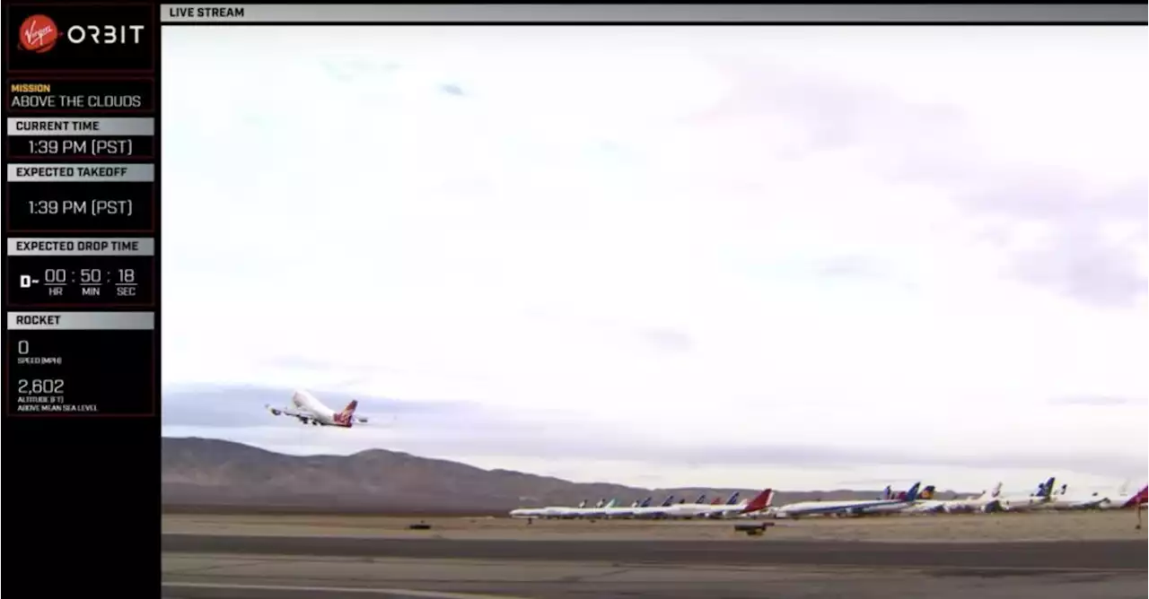 Virgin Orbit sends 7 satellites to orbit in fourth mid-air launch