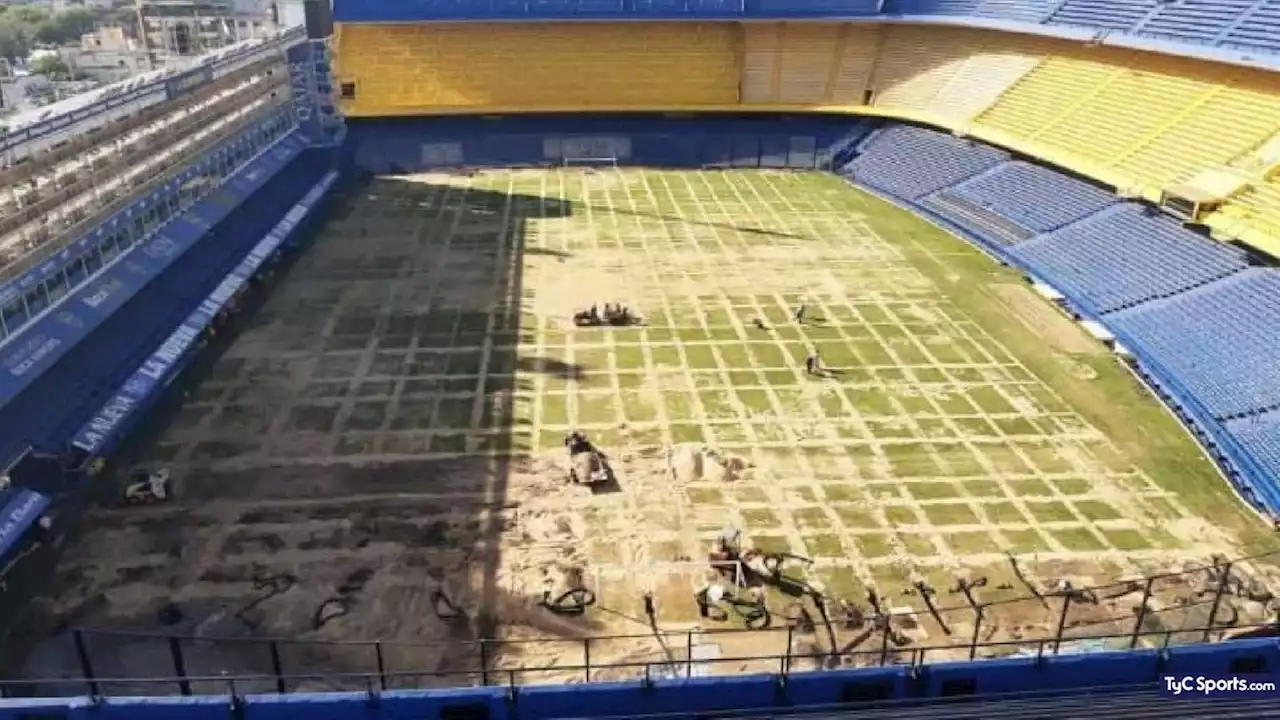 Boca finalizó las obras en el campo de juego de La Bombonera - TyC Sports