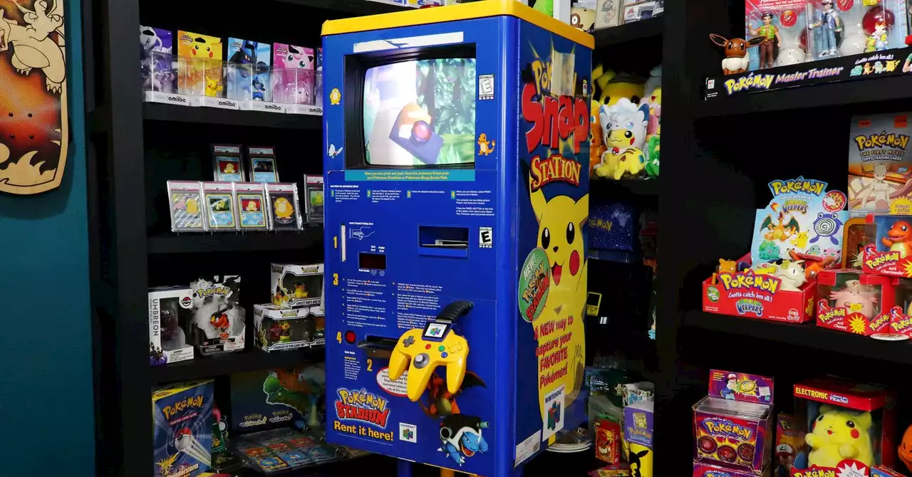 The Bygone Glory of Blockbuster's 'Pokémon Snap' Station