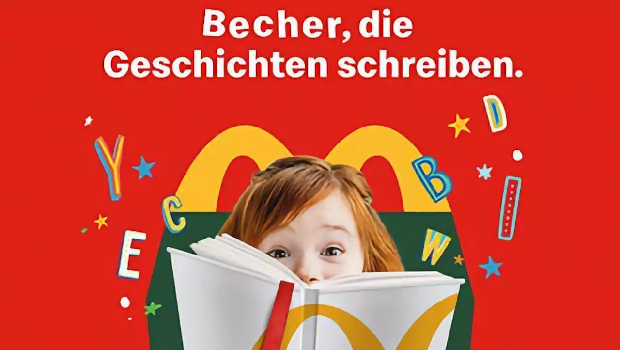 McDonald's verwandelt seine Becher in Kinderbücher | W&V