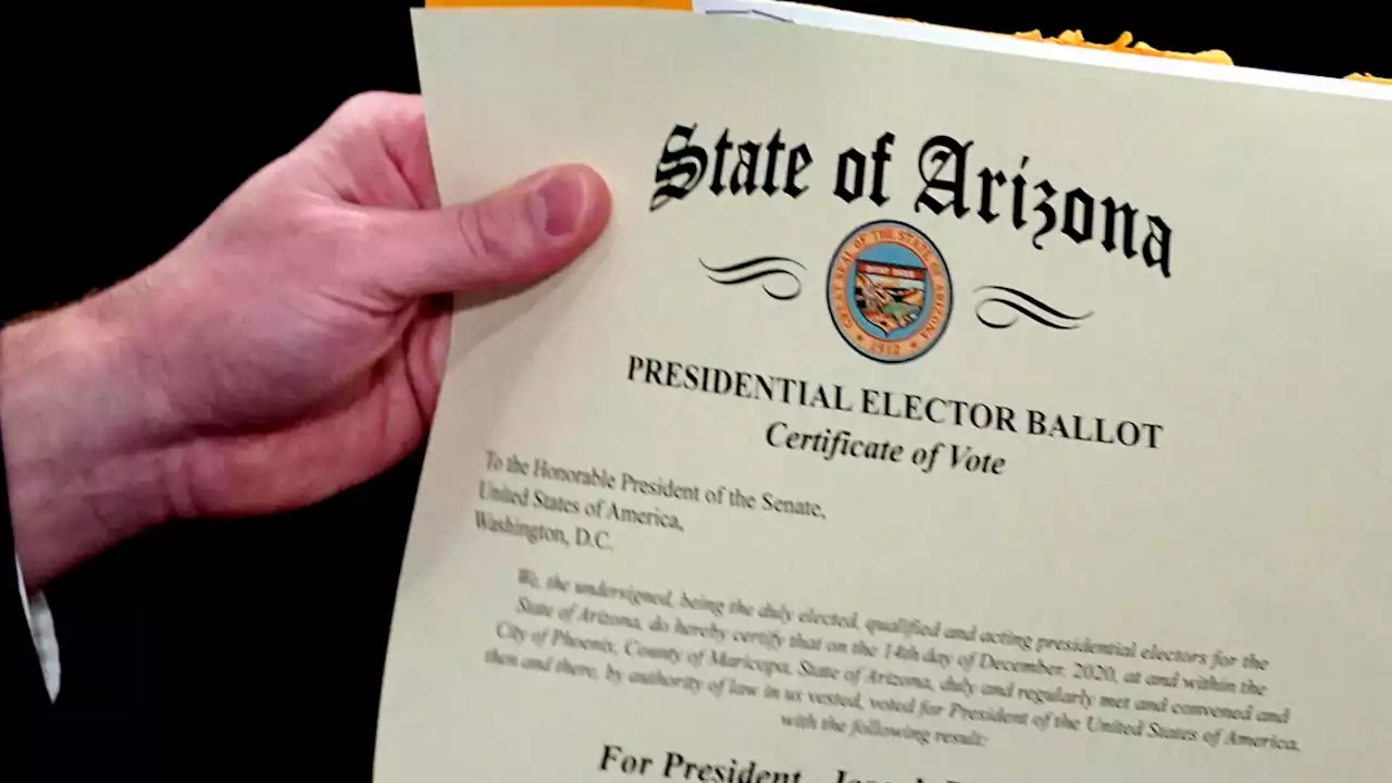 Fake electoral documents under new scrutiny as Trump prepares for Arizona visit