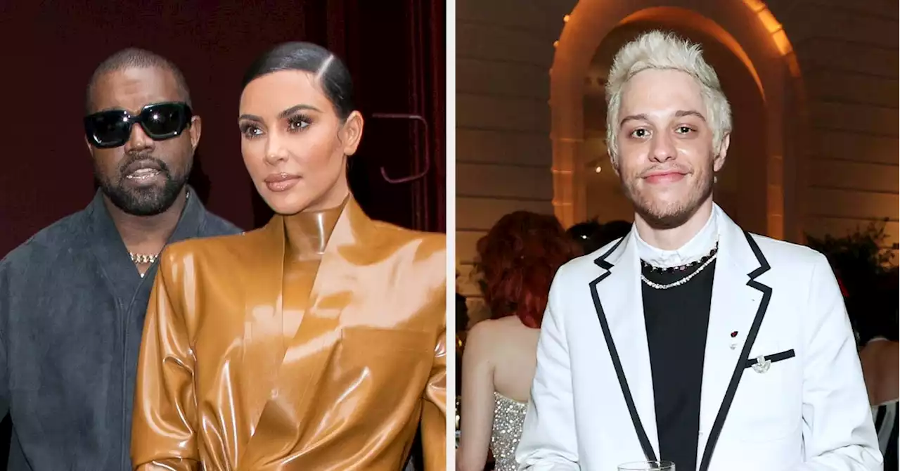 Kanye West Dragged Kim Kardashian And Pete Davidson’s Relationship In A New Interview: “How You Gonna Bring Me To 'SNL' And Kiss The Dude You Dating Right In Front Of Me?”