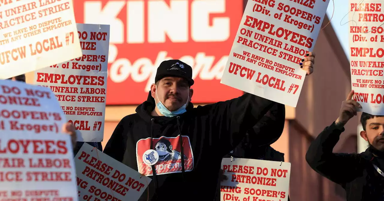 Striking King Soopers workers demand higher pay, citing COVID-19 risks