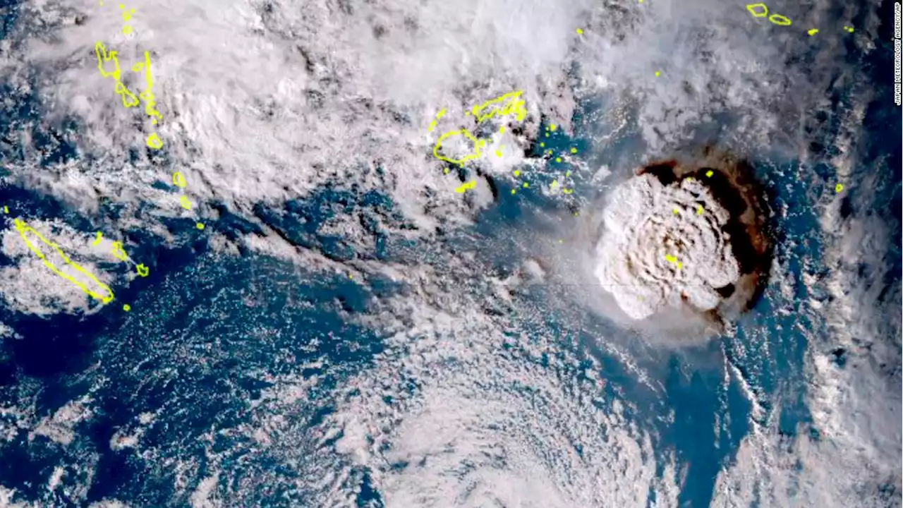 Tsunami advisory in effect for US as waves hit Tonga following volcanic eruption