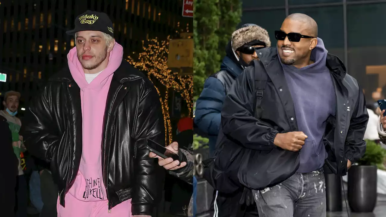 Kanye Wants to Kick Pete Davidson’s Ass: Reports