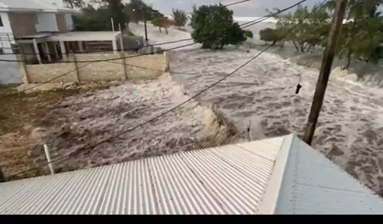 Kepanikan Warga Tonga saat Disapu Ombak Tsunami