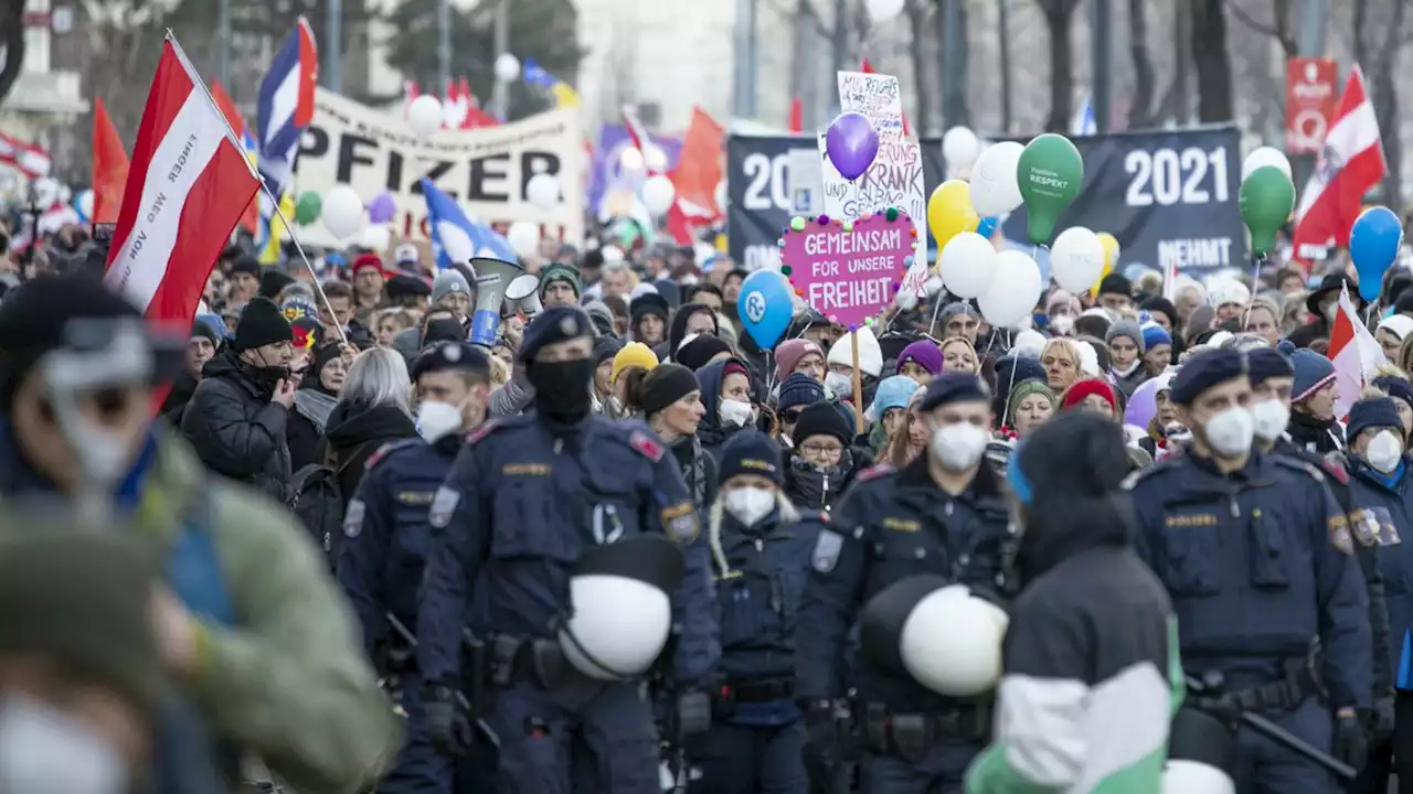 Kickl-Rede, Fake-Uniform und Anzeigen bei Demo