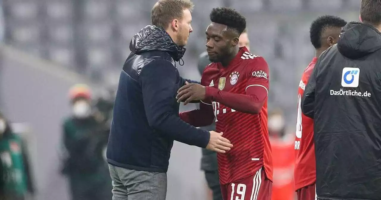 FC Bayern: Julian Nagelsmann über Ausfallzeit von Alphonso Davies