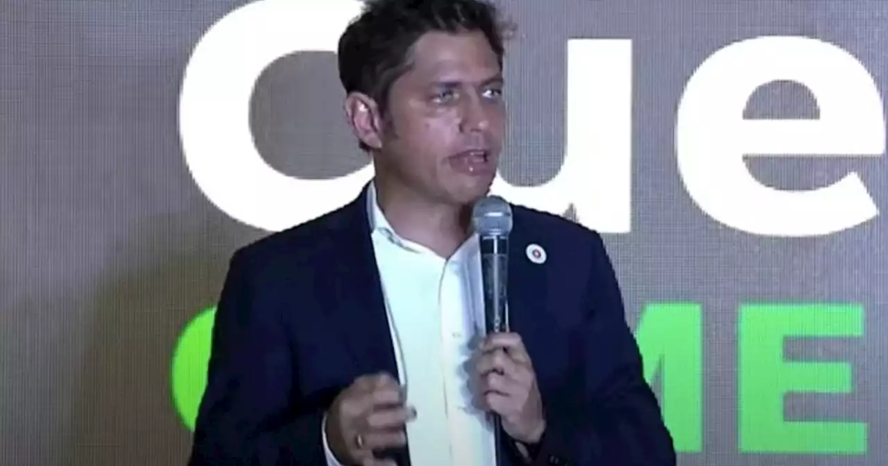 Axel Kicillof aseguró que el gobierno de María Eugenia Vidal 'usó la plata de los bonaerenses para la timba financiera'