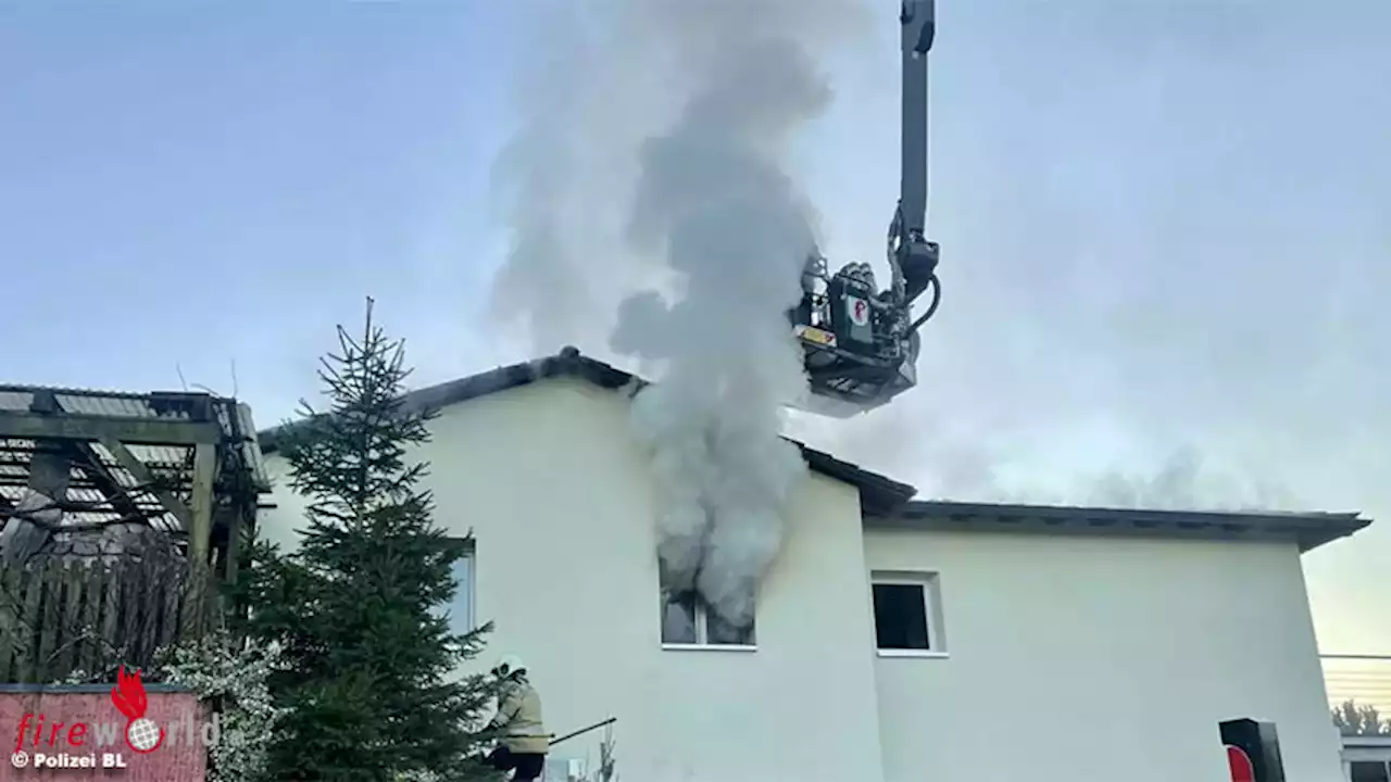 Schweiz: Wohnhaus in Diegten nach Feuer im Obergeschoß unbewohnbar