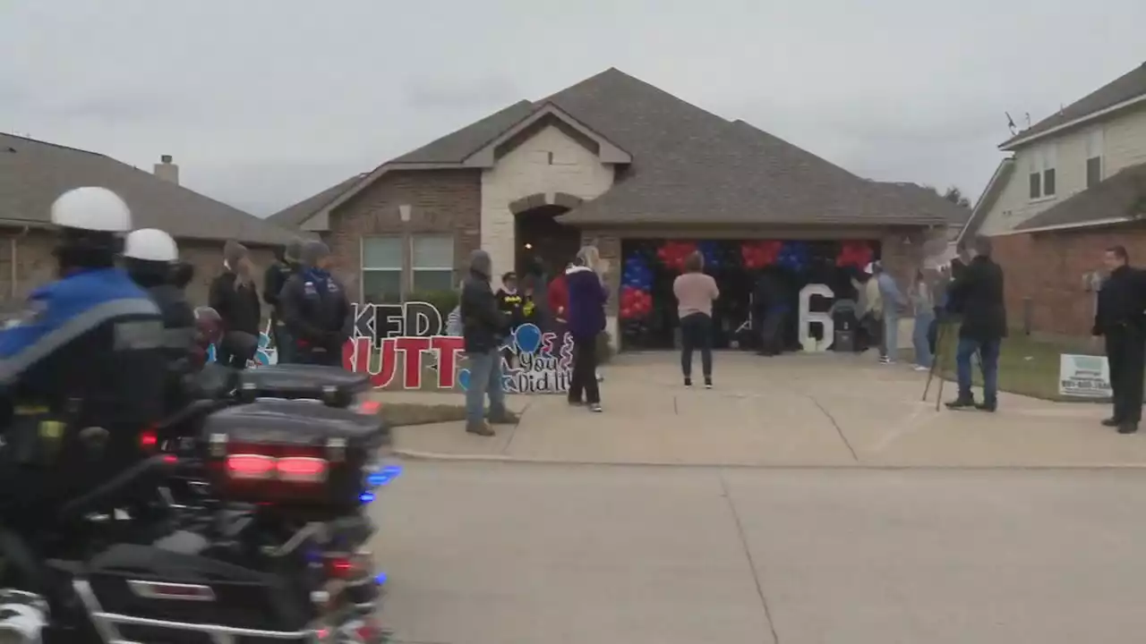 Fort Worth boy battling rare brain cancer given special birthday celebration