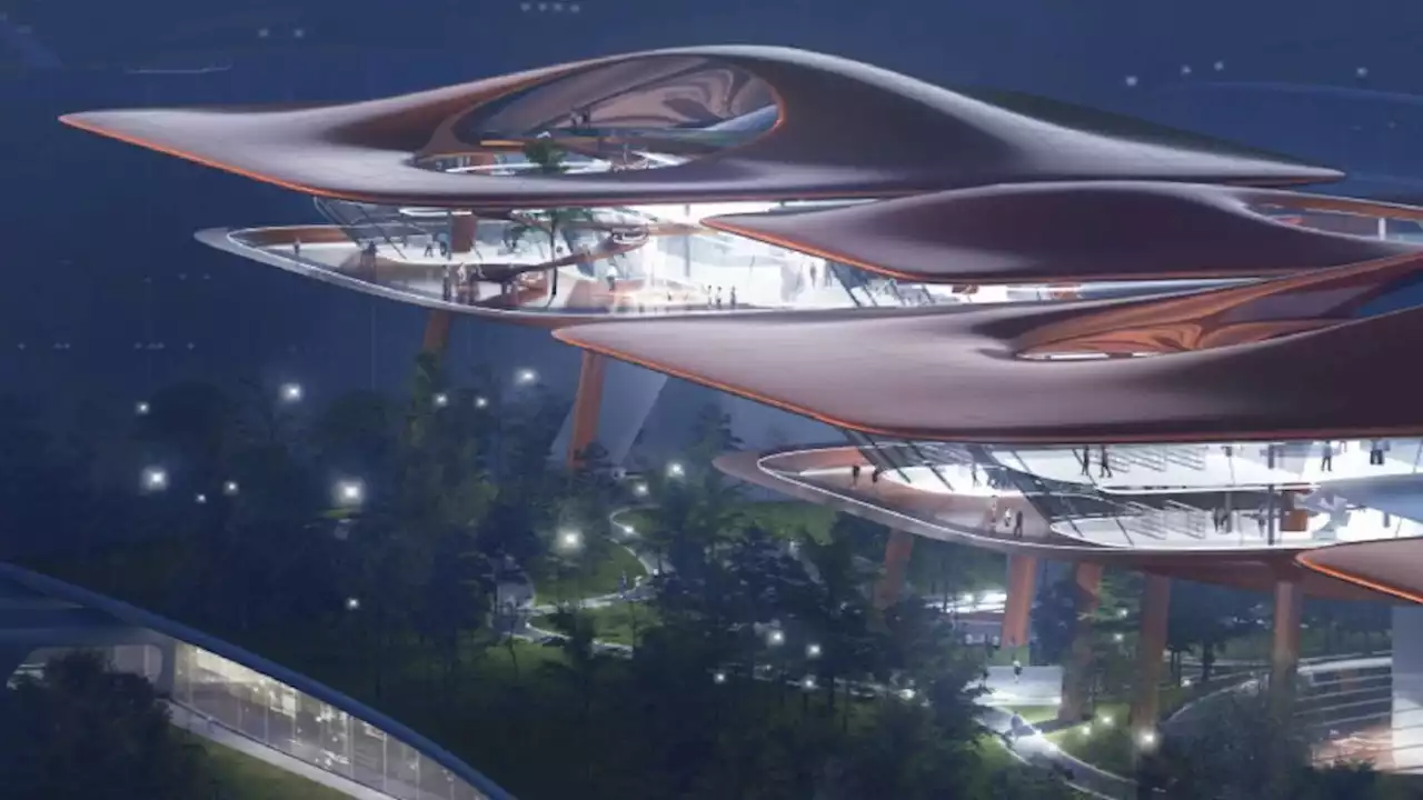 Architects Design Ferry Terminal That Resembles an Alien World