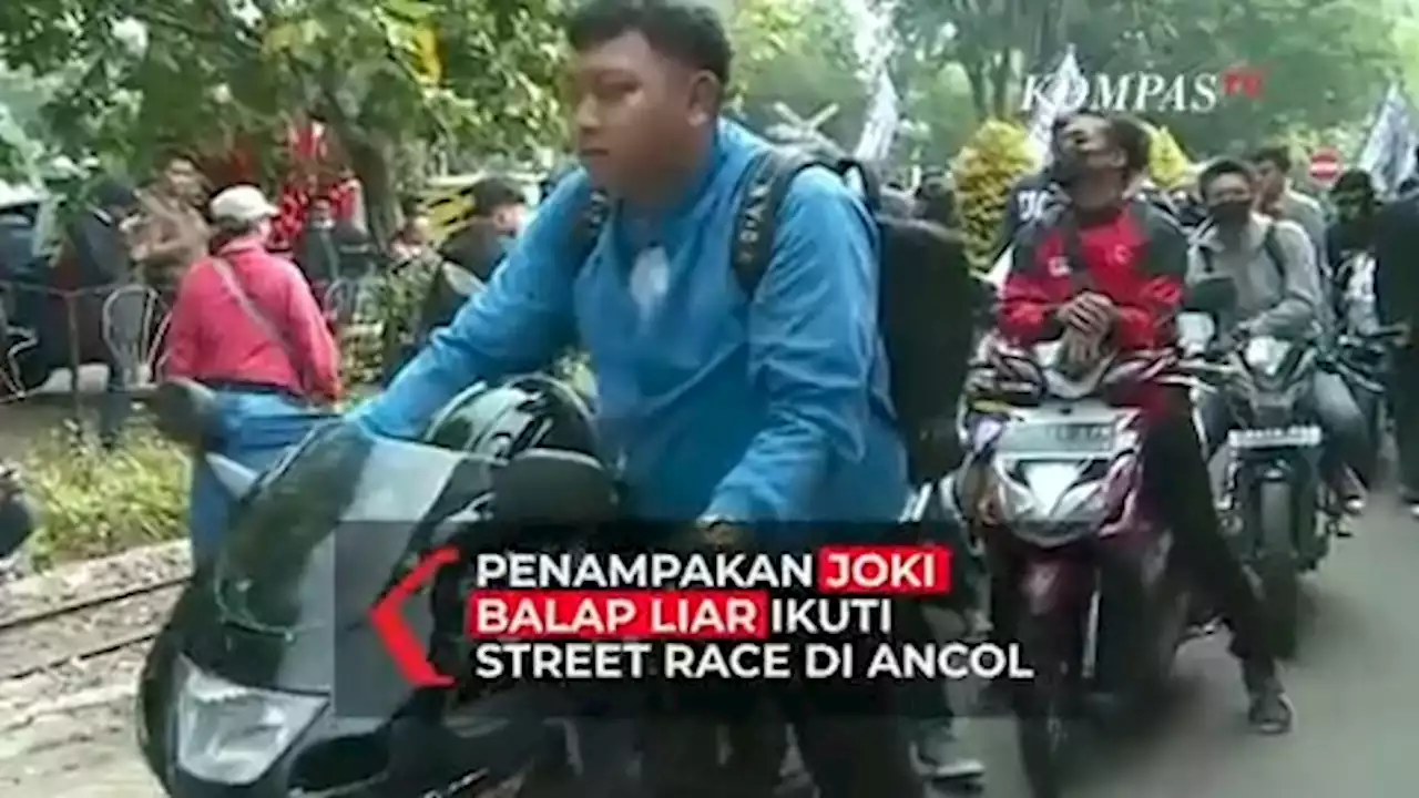 Penampakan Joki Balap Liar Ikuti Street Race Polda Metro Jaya di Ancol