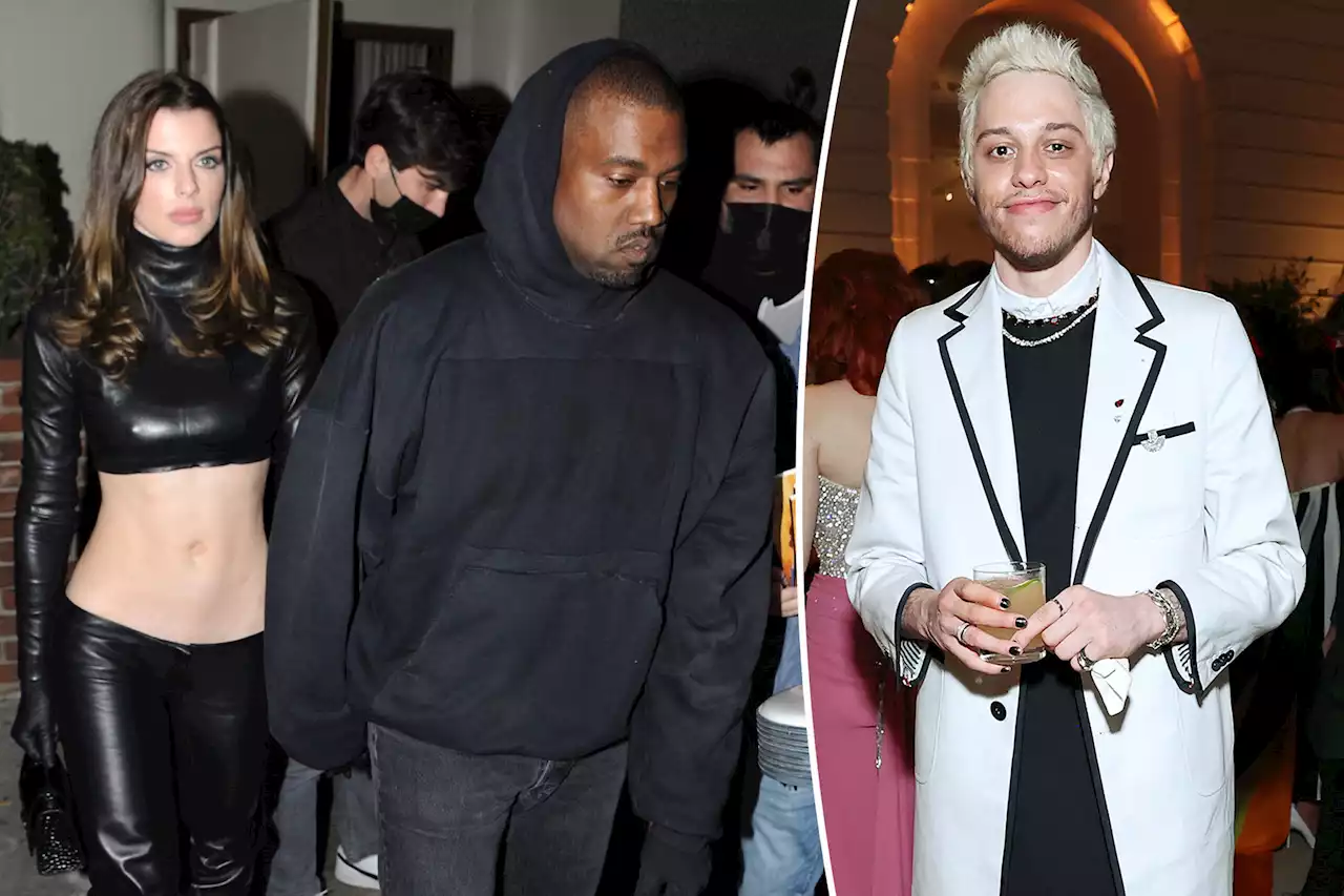 Julia Fox isn’t judging Kanye West for threatening Pete Davidson in new song