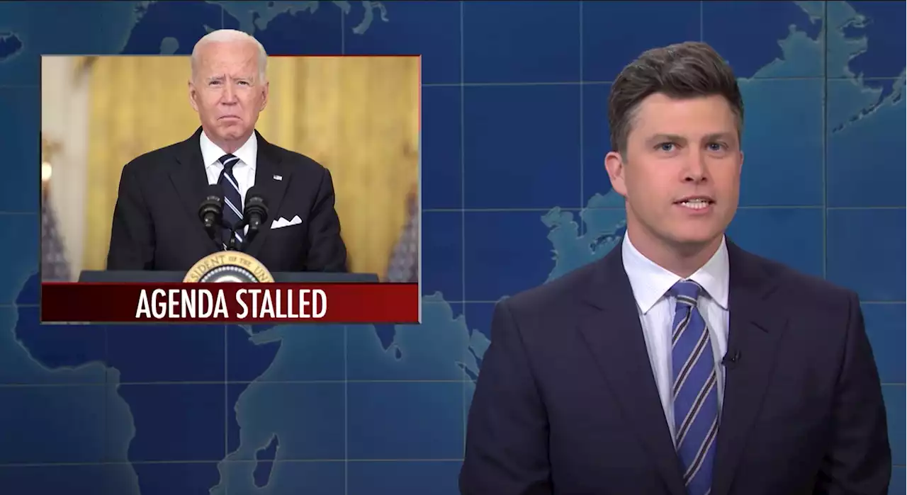 'SNL': Weekend Update Takes on Joe Biden's Rough Start to 2022