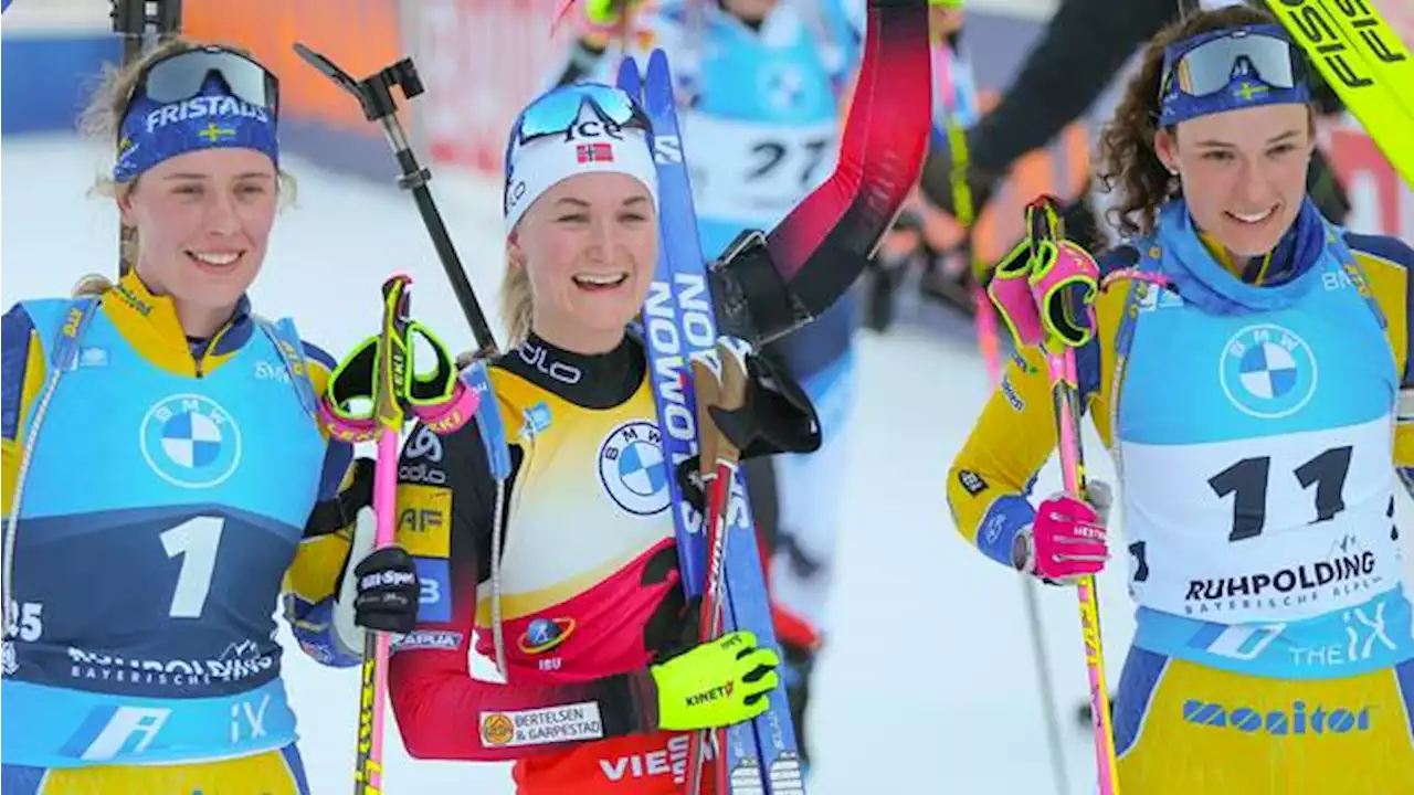 Skidskytte: Dubbelt Öberg på pallen i jaktstarten