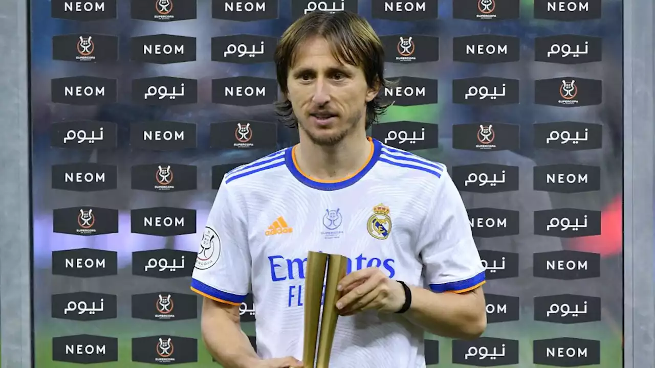 Modric: 'Tener a alguien así a la espalda es importante'