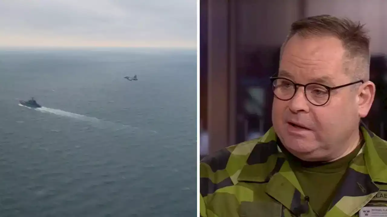 JUST NU: Flera ryska fartyg\npå väg att lämna Östersjön