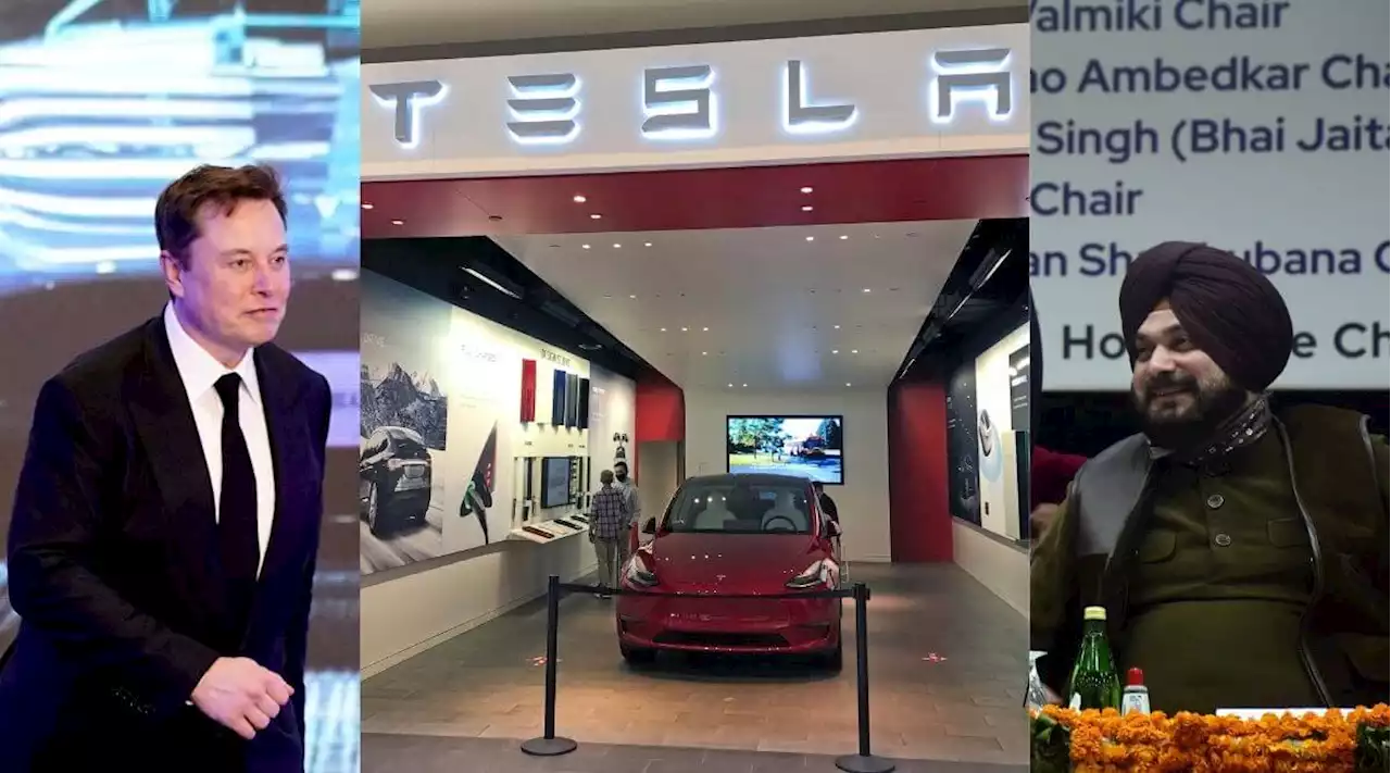 तेलंगाना, बंगाल, महाराष्ट्र के बाद Tesla के ऐलन मस्क को पंजाब से सिद्धू का न्यौता