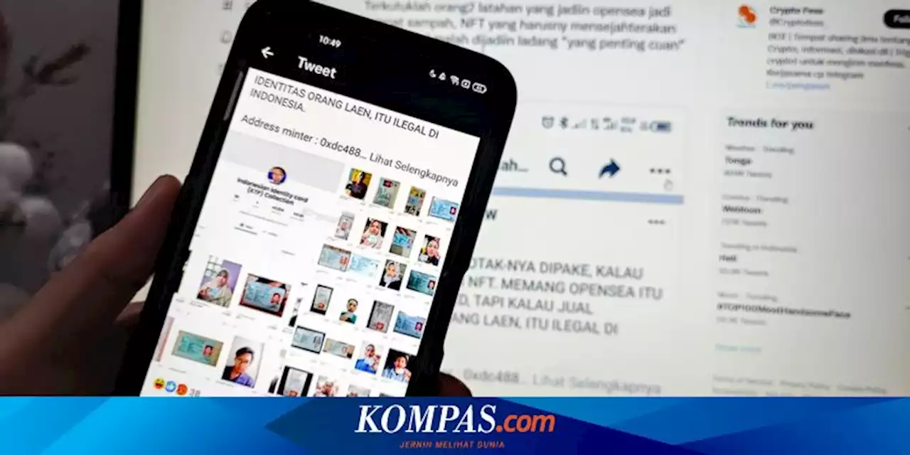 Warga Jual Swafoto KTP di OpenSea, Kominfo: Respons Tren NFT dengan Lebih Bijak