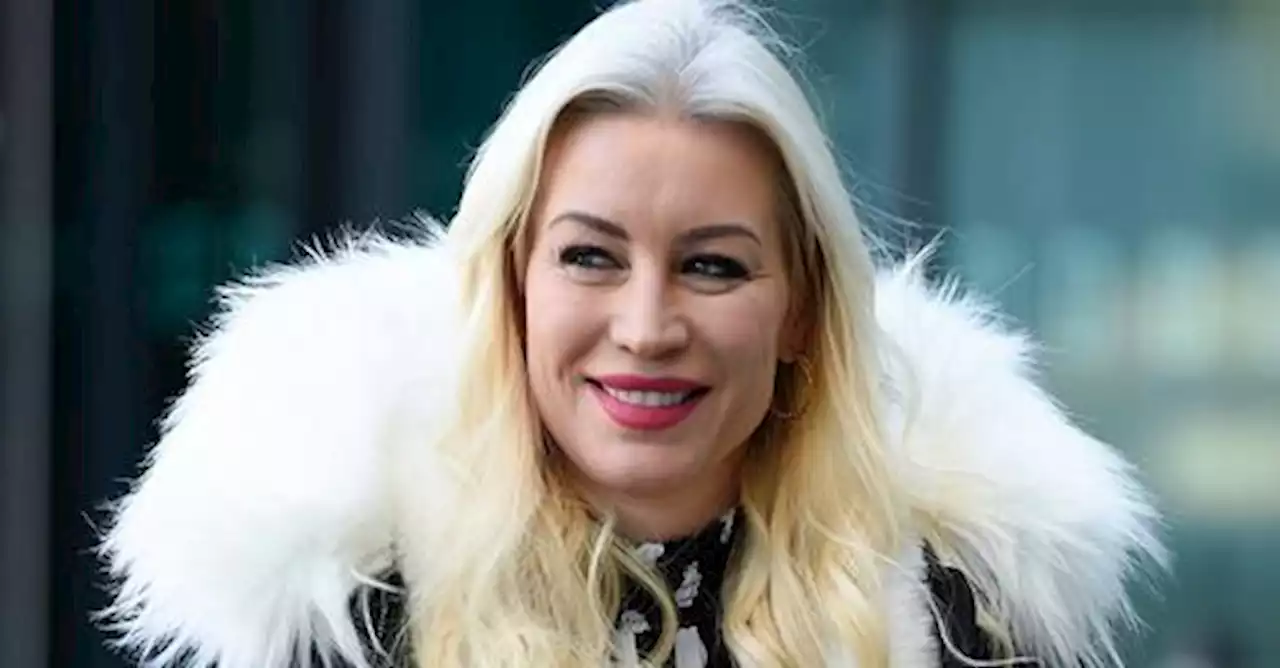 Denise Van Outen's brave face after reports Peter Crouch is supporting ex