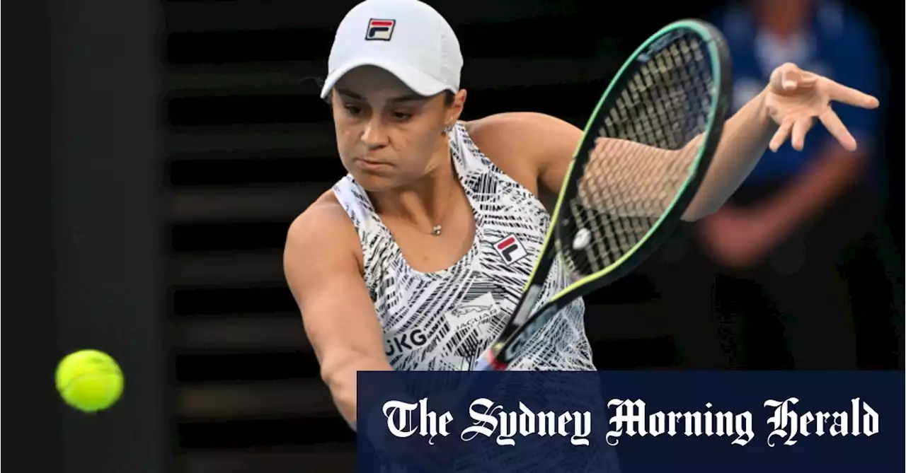 Barty breezes through first round with clinical win over Tsurenko