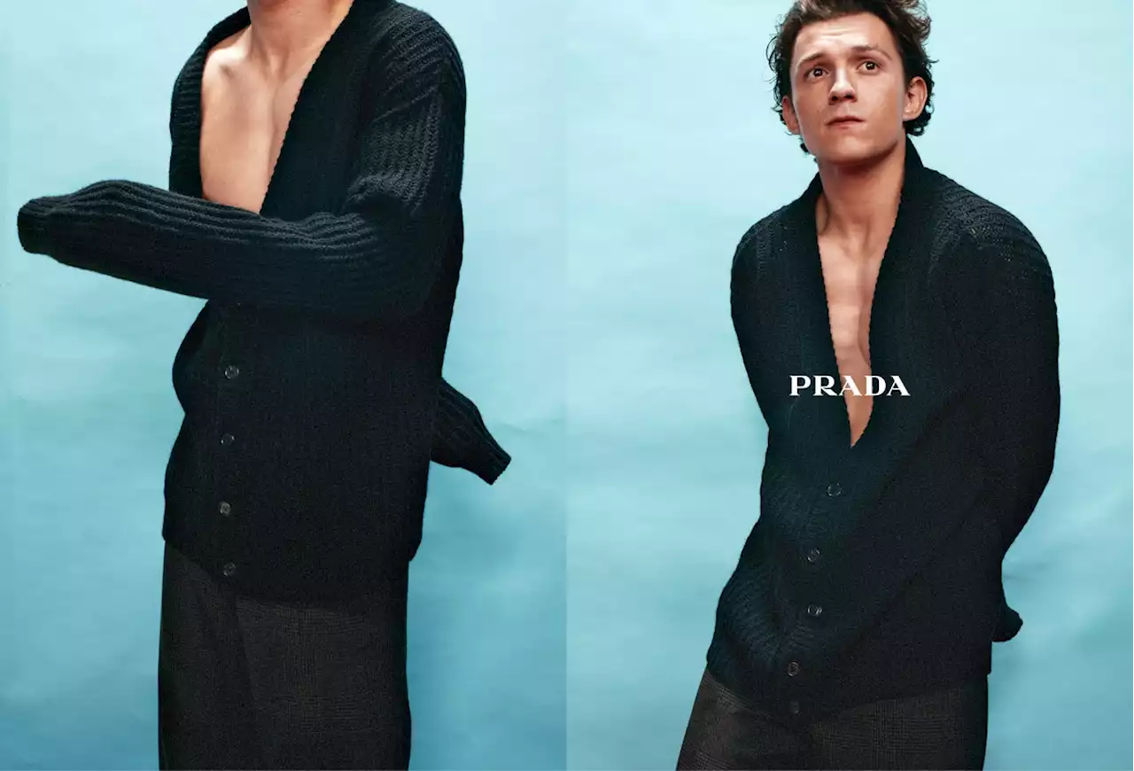 Tom Holland Gets Undressed in Prada’s Latest Campaign