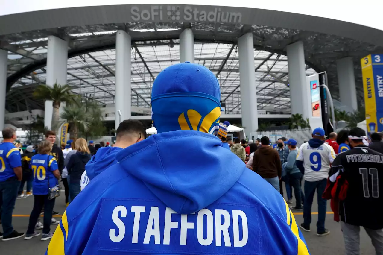 Rams Fans Flooding SoFi Stadium In Preparation For Playoff Game