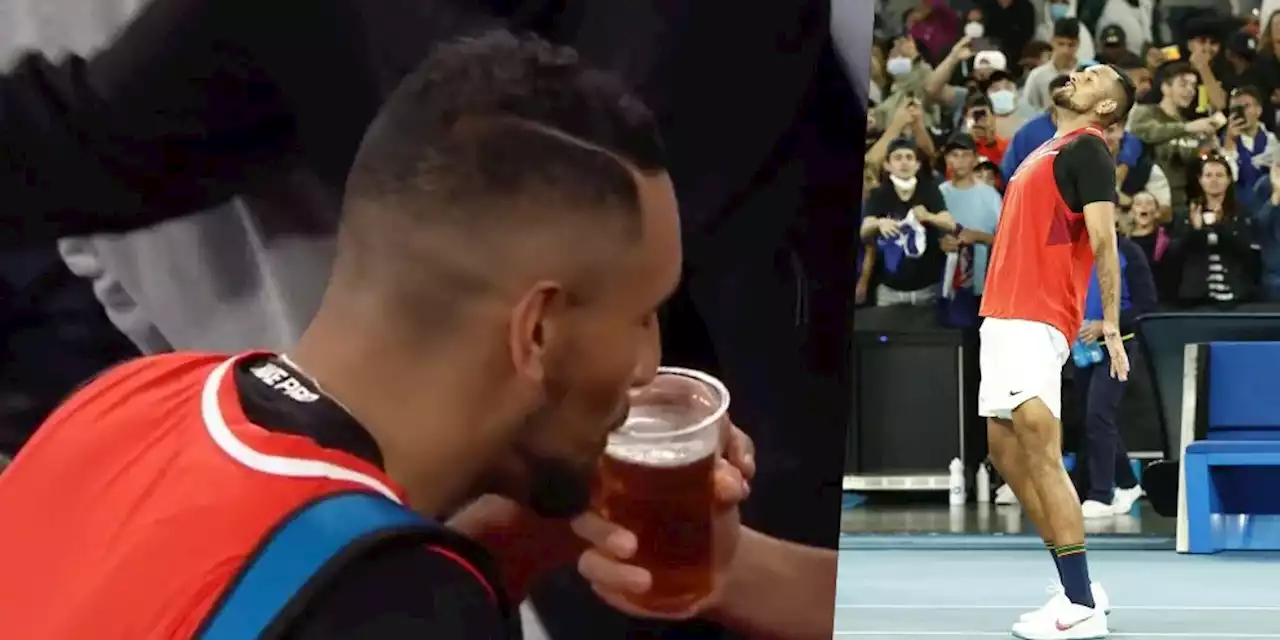 Il gesto di Kyrgios a fine partita che ha fatto impazzire gli Australian Open