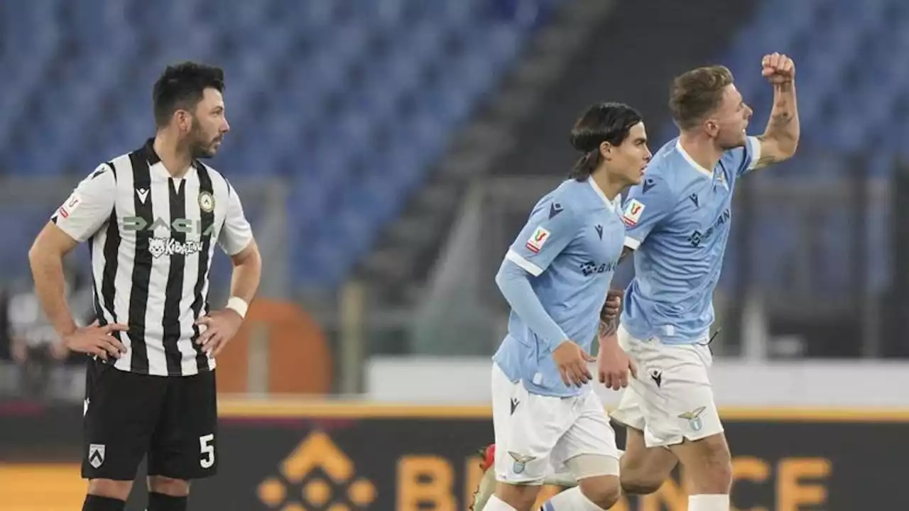 Il solito Immobile abbatte l'Udinese e porta la Lazio ai quarti: ora c'è il Milan