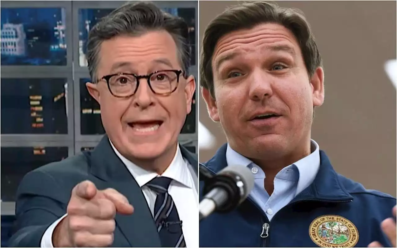 Stephen Colbert Pricks Gov. Ron DeSantis With A Raunchy New Nickname