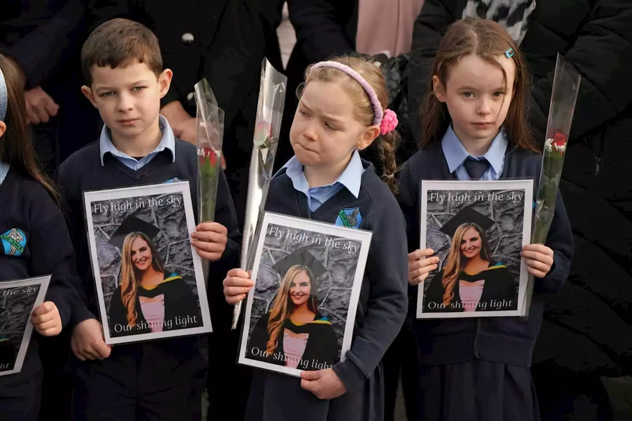 Funeral of Ashling Murphy under way in Co Offaly