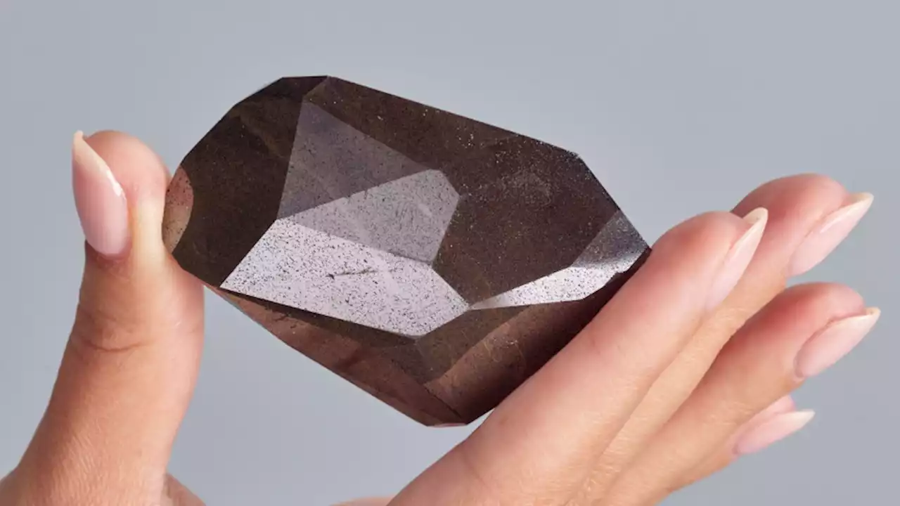 A Mysterious 555.55-Carat Black Diamond Will Be Up for Auction Soon