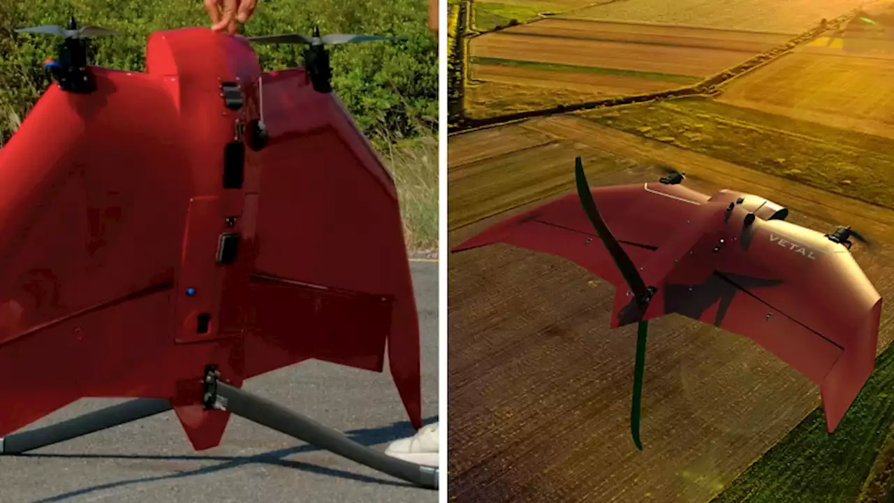 A New Tail-Sitter VTOL Drone Doesn't Need a Runway to Take Off